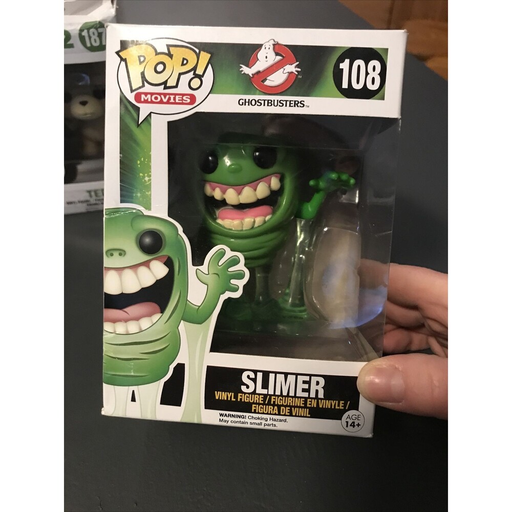 Funky Pop! Movies Ghostbusters Vinyl Figure Slimer #108 new Wear Box